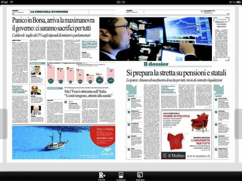 Landscape View App per iPad