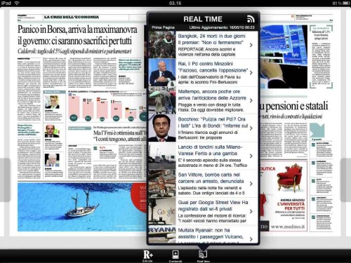 Real Time App per iPad