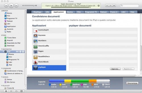 guardare i divx con iPad