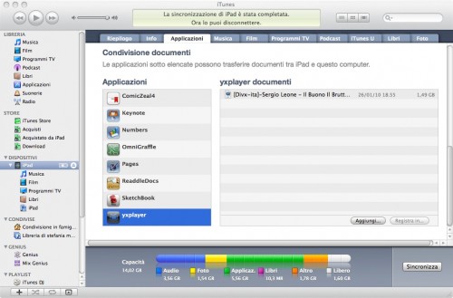 guardare i divx con iPad